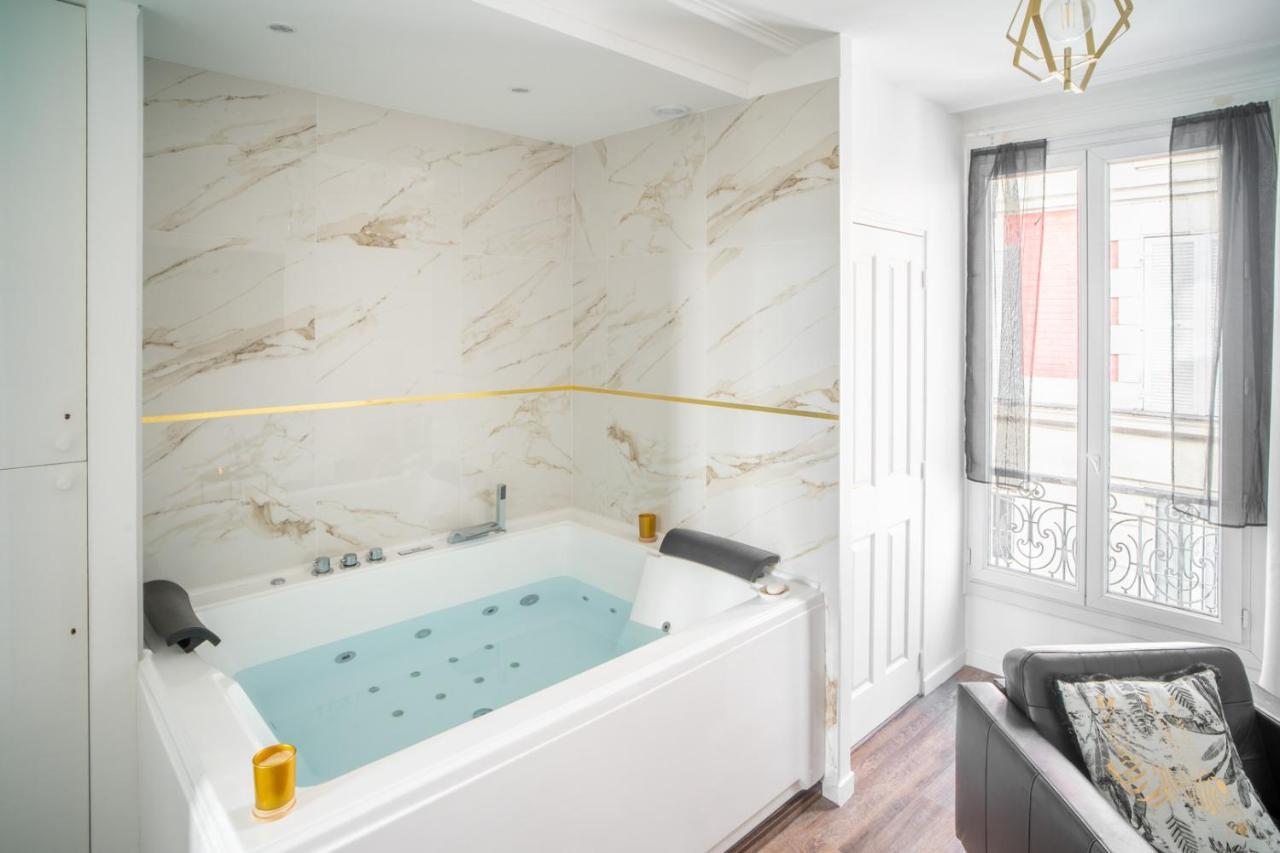 Suite L'Eclipse Paris, Logement Avec Jacuzzi, A 10 Minutes Des Champs Elysees لوفالوا بيريه المظهر الخارجي الصورة