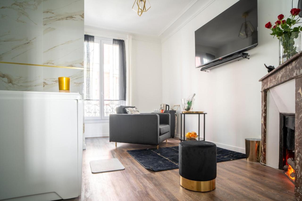 Suite L'Eclipse Paris, Logement Avec Jacuzzi, A 10 Minutes Des Champs Elysees لوفالوا بيريه المظهر الخارجي الصورة